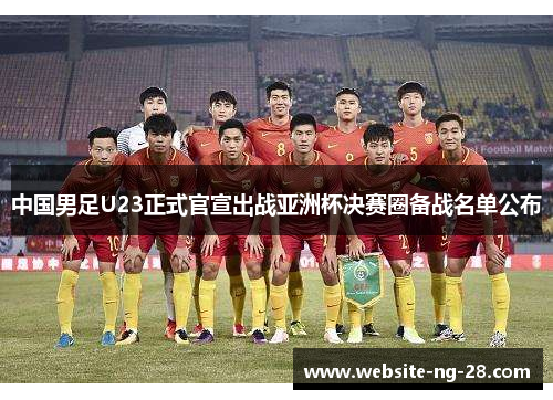 中国男足U23正式官宣出战亚洲杯决赛圈备战名单公布 中国男足U23正式官宣出战亚洲杯决赛圈备战名单公布